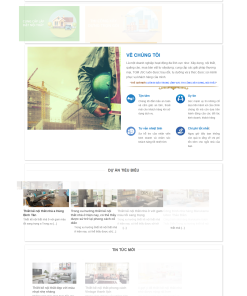 Web giới thiệu mẫu A05
