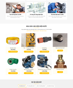 Web giới thiệu mẫu A01