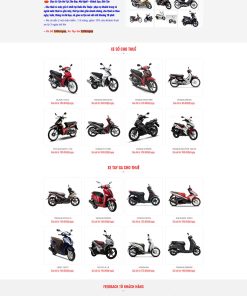 Web bán hàng mẫu B07